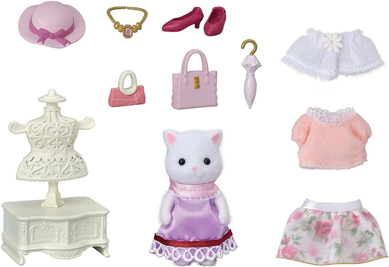 Sylvanian Families Town Girl Series - Persian Cat, Multicoloured, klein - Image 3