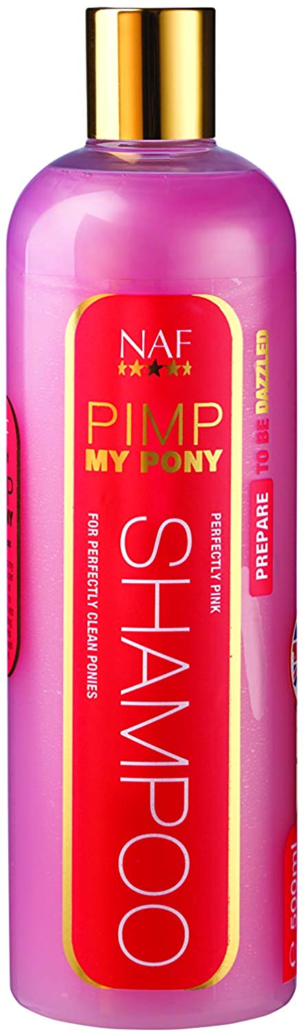 NAF Pimp My Pony Shampoo 500ml, Deep Cleaning, Shine-Enhancing Shampoo for Horses & Ponies, Fruity Fragrance, Gentle