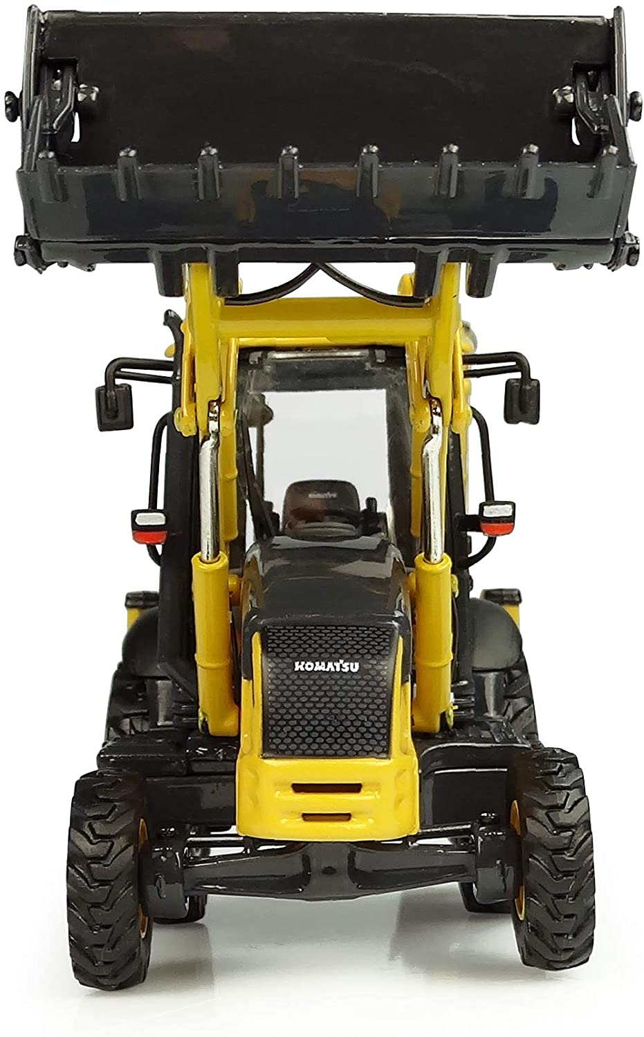 Universal Hobbies- Komatsu WB93R-8, UH8142, Yellow - Image 4