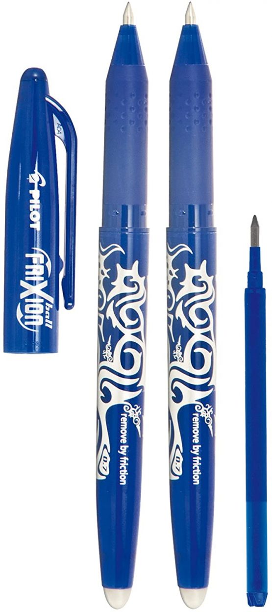 Pilot 2260BM2I Action Pack Contents: 2 Frixion Ball Blue + 1 Frixion Refill