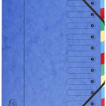 Exacompta 5212E Trieur Harmonika Windows Imprimees Nature Future 12 Compartments Laminated Card - Random Color