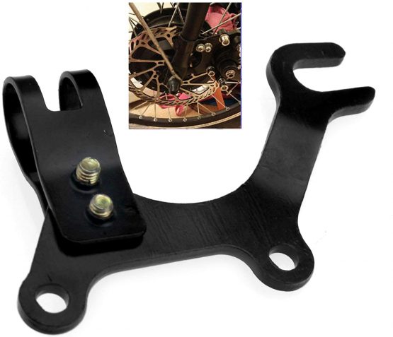 Black 20mm MTB Road Bike 160mm Disc Brake Bracket Frame Adaptor Mounting Holder - Image 2
