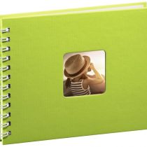 Hama 2114 Art Spiralbound Photo Album, 24 x 17cm, Kiwi, 50 White pages