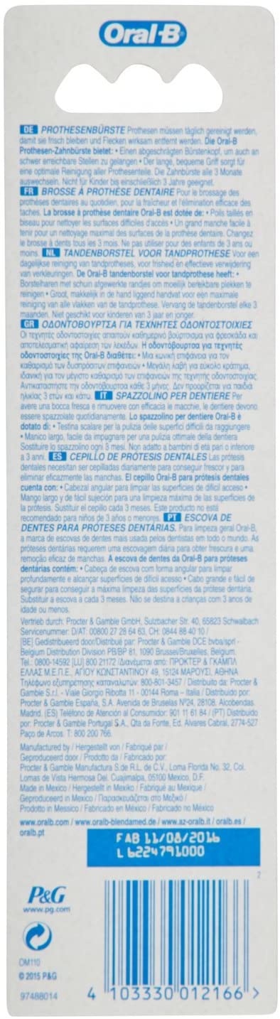 Oral-B prosthesis brush, White,blue - Image 3