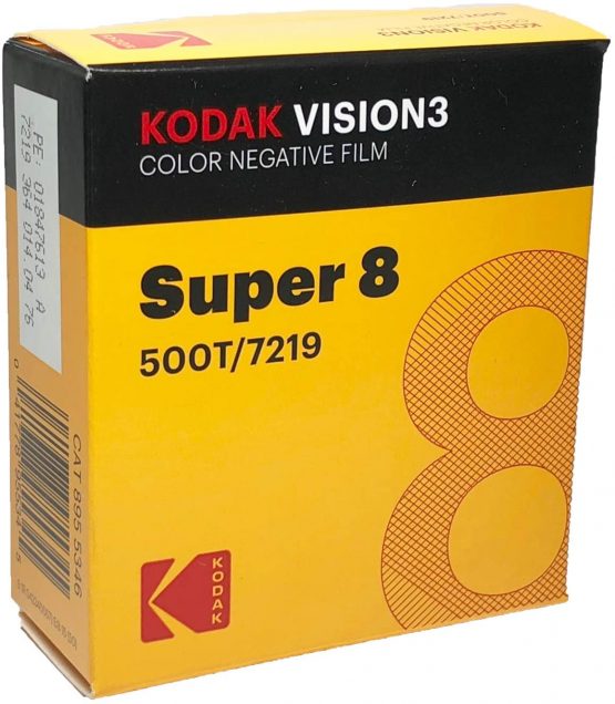 Kodak Vision3 Super 8mm Colour Negative Film 500T 7219