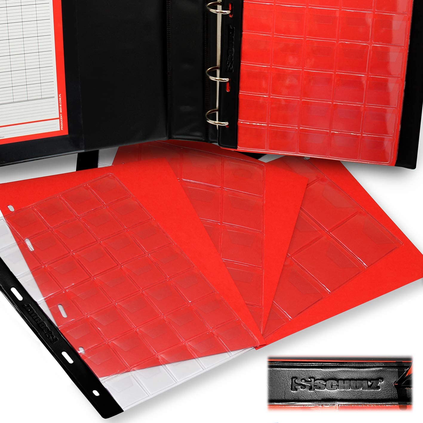 Schulz Stamp Pocket Pages for Coin Collection Supplies Coin Holders Stamp Currency Protector Sheet (Pack of 10) - Image 3