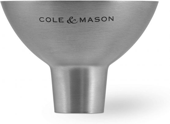 Cole & Mason H611928CS Dover Stainless Steel Funnel | Salt & Pepper Mill/Spice Shaker/Spice Jar/Oil & Vinegar Refill Tool | 2 Year Guarantee - Image 2
