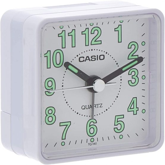 Casio TQ-140-7EF Wake Up Timer Alarm Clock - White - Image 2