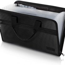Expanding File Folder A4 Upgrade Fireproof Files Folder Document Bag File Accordion Folder Organizer with 13 Pockets,Portable Handle