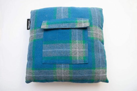 Manicure Cushion,Nail Pillow,unique design exclusive by CRAGGI ,Blue Tweed fabric,Nail Manicure Pillow,Hand Rest,Home Salon - Image 3