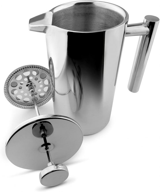Café Ole CFD-03 Stainless Steel Cafetiere, Mirror, 3 Cup - Image 2
