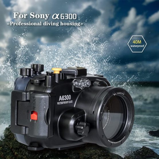 Sea frogs for Sony a6300 a6400 130FT/40M Underwater Camera Diving