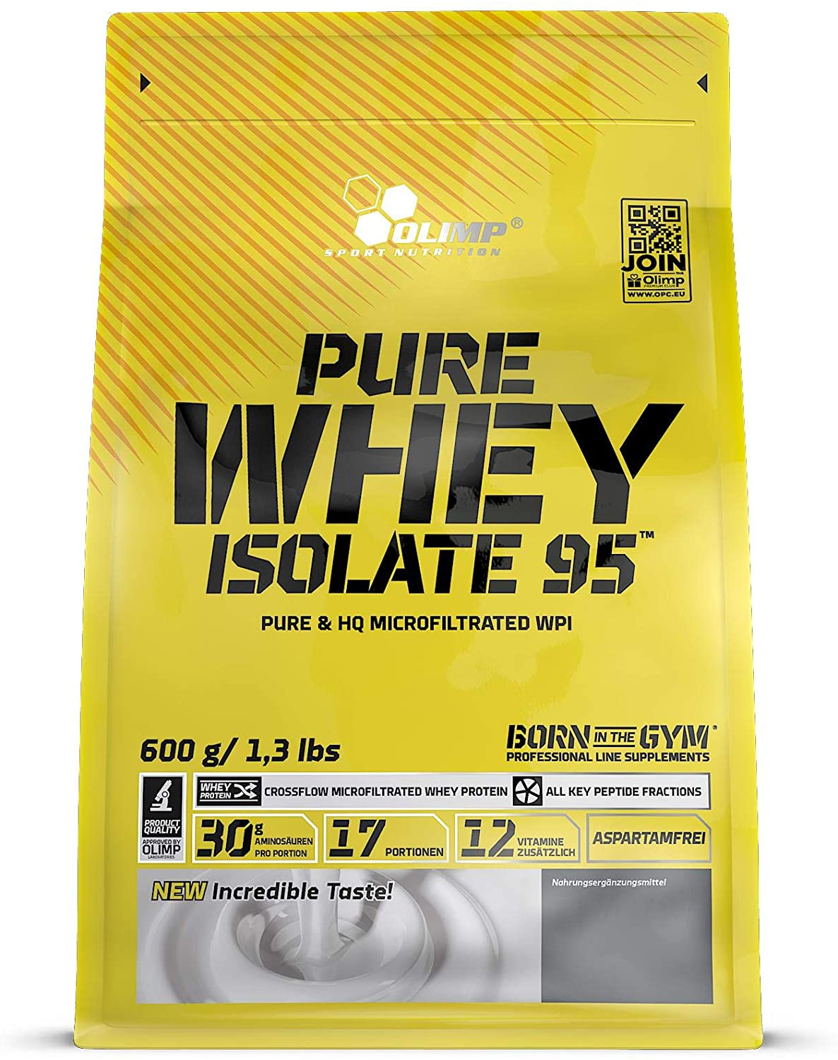 Olimp Labs Strawberry Pure Whey Isolate 95, 600g, 28439