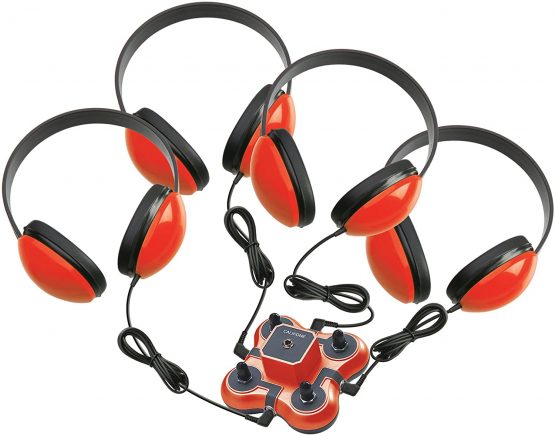 Califone Listening Centre Headphone - Red