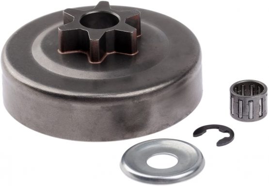 Hicello Clutch Drum Sprocket 3/8" 6T Washer E-clip for STIHL MS170 MS180 017 018 025 - Image 3