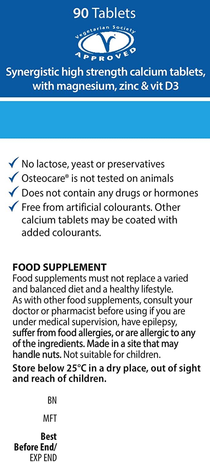 Osteocare Original Bone Health Formula, 0.187 kg, 90 count (Pack of 1) - Image 3