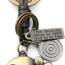AuPra Funny Snake Leather Women KeyRing Gift Idea Girlfriend Best Friend Home KeyChain Mum Sister Teacher Handbag Charm Key Ring Lady Nanny Car Pendant