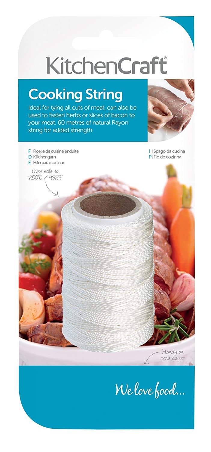 KitchenCraft Food-Safe Cooking String, 6 m (197 ft), White, 6 meters - Image 2