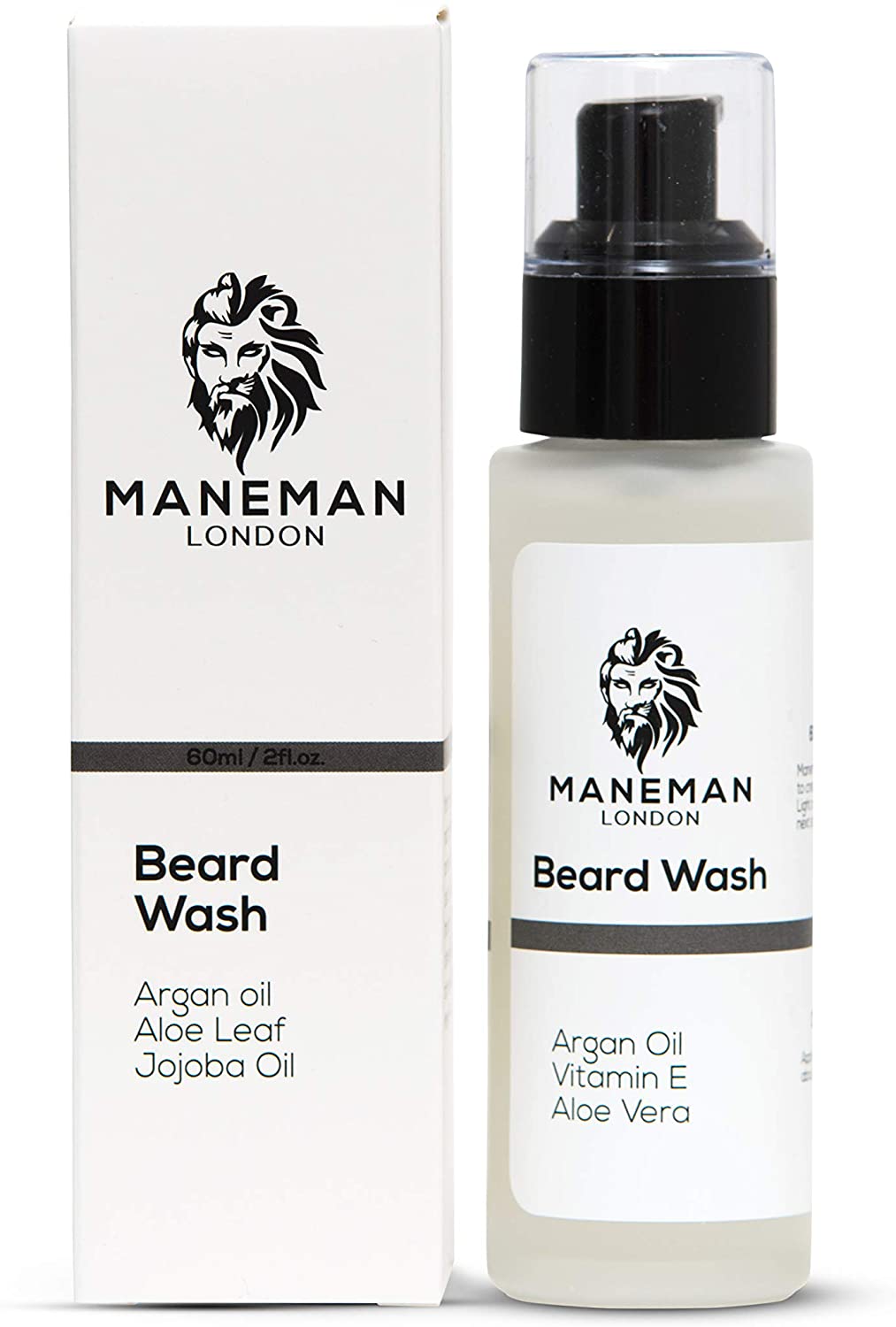 Maneman London Beard Wash, 60 ml (Pack of 1)