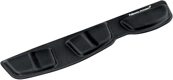 Fellowes Fabrik Keyboard Palm Support Black