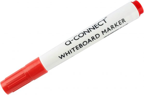 Q Connect Dry Wipe Marker - Red