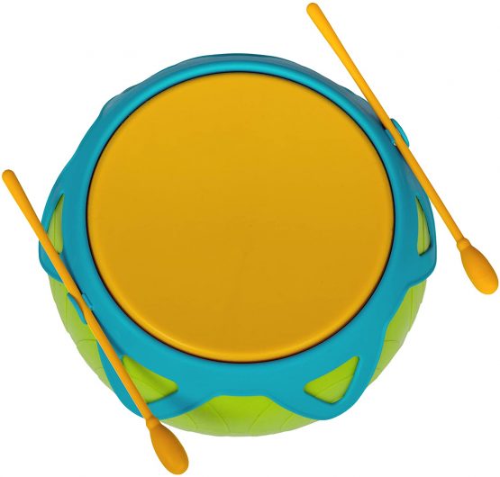 Halilit Children's Super Drum in Tropical Colours. Robust Kids Toy Musical Instrument. Promotes Hand-Eye Coordination & Fine Motor Skills. 18 months+ - Image 2