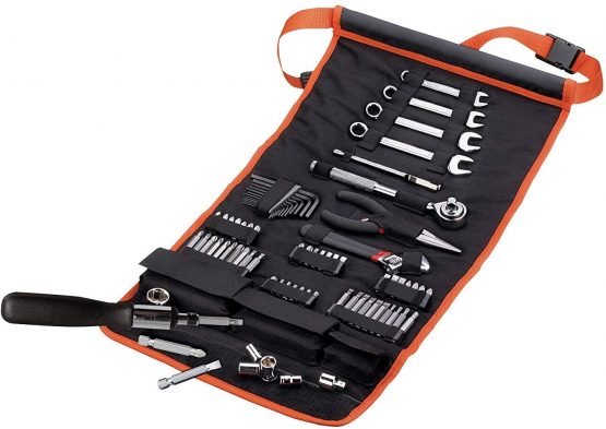 Black + Decker A7063-QZ 77 Piece Tool Accessories Roll Bag
