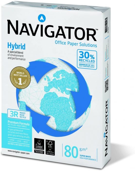 Navigator 285846-500 Sheets A4 Size Pack photocopy Paper, 80g
