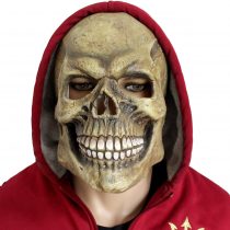CreepyParty Halloween Costume Party Latex Full Head Scary Mask Skull Head Horror Face Masks Grim Reaper Dress Up Fancy Dress
