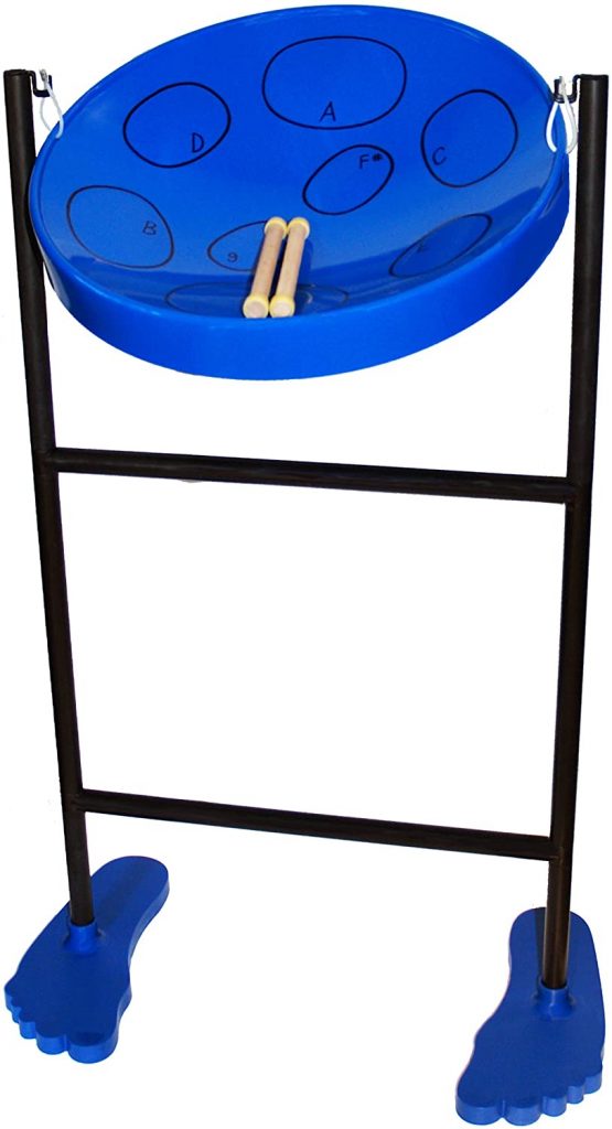 Jumbie Jam Steel Pan Kit - Beginner Steel Drum,JJ1058-BL, Blue