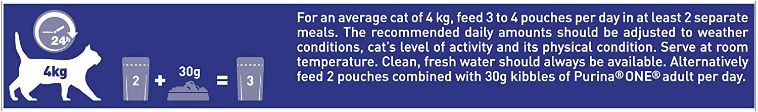PURINA ONE Mini Fillets Chicken and Beef Adult Wet Cat Food 8x85g (Pack of 5), red, 85 g (Pack of 40) - Image 4