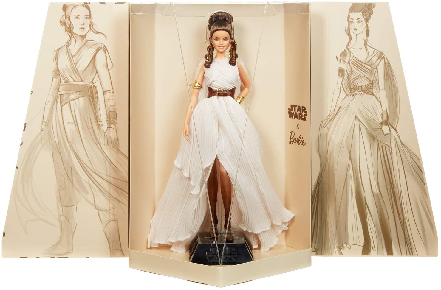 Star Wars Rey X Barbie Doll, Gold, 13.39 pulgadas - Image 2