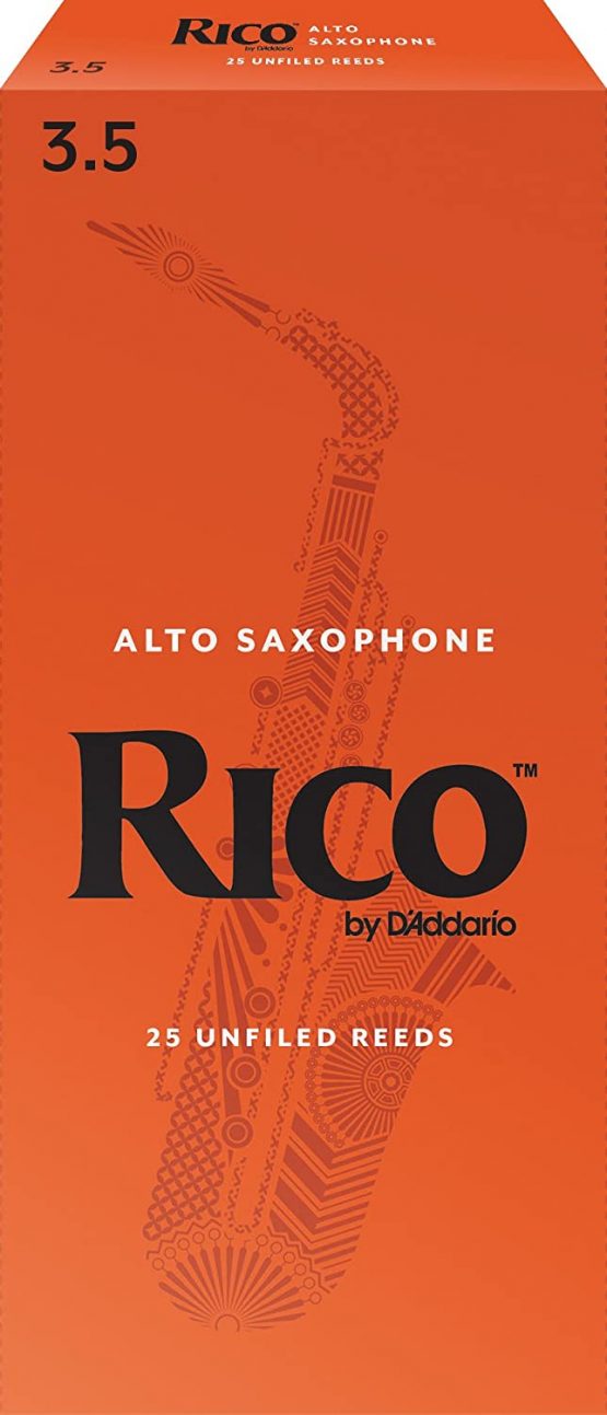 Rico 3.5 Strength Reeds for Alto Sax (Pack of 25)