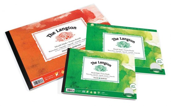 Daler-Rowney The Langton Watercolour Pad – 12 Sheets of 300gsm 12 x 9 Inch Hot-Pressed Watercolour Paper - Image 2