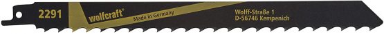 Wolfcraft 2291000 Sabre Saw Blades