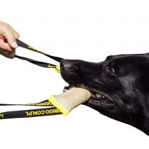 Dingo Jute Bite Tug With Two Handles For Tug Of War Play Dog Bite Training 12914