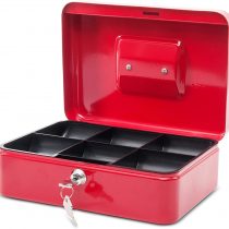 Maul 25 x 19.1 x 9 cm Cash Box 3 - Red