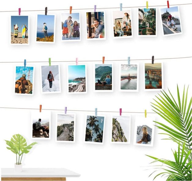 Dremisland Photo Display String and Pegs DIY Wall Hanging Picture