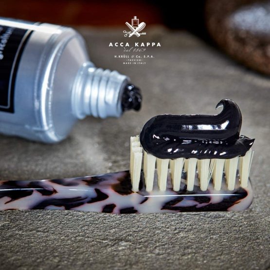 Acca Kappa Historical Black & White Toothbrush Soft Nylon - Image 3
