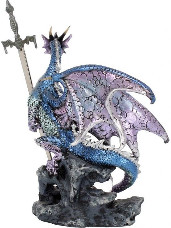 Nemesis Now Sword of the Dragon Letter Opener 23cm Blue - Image 4