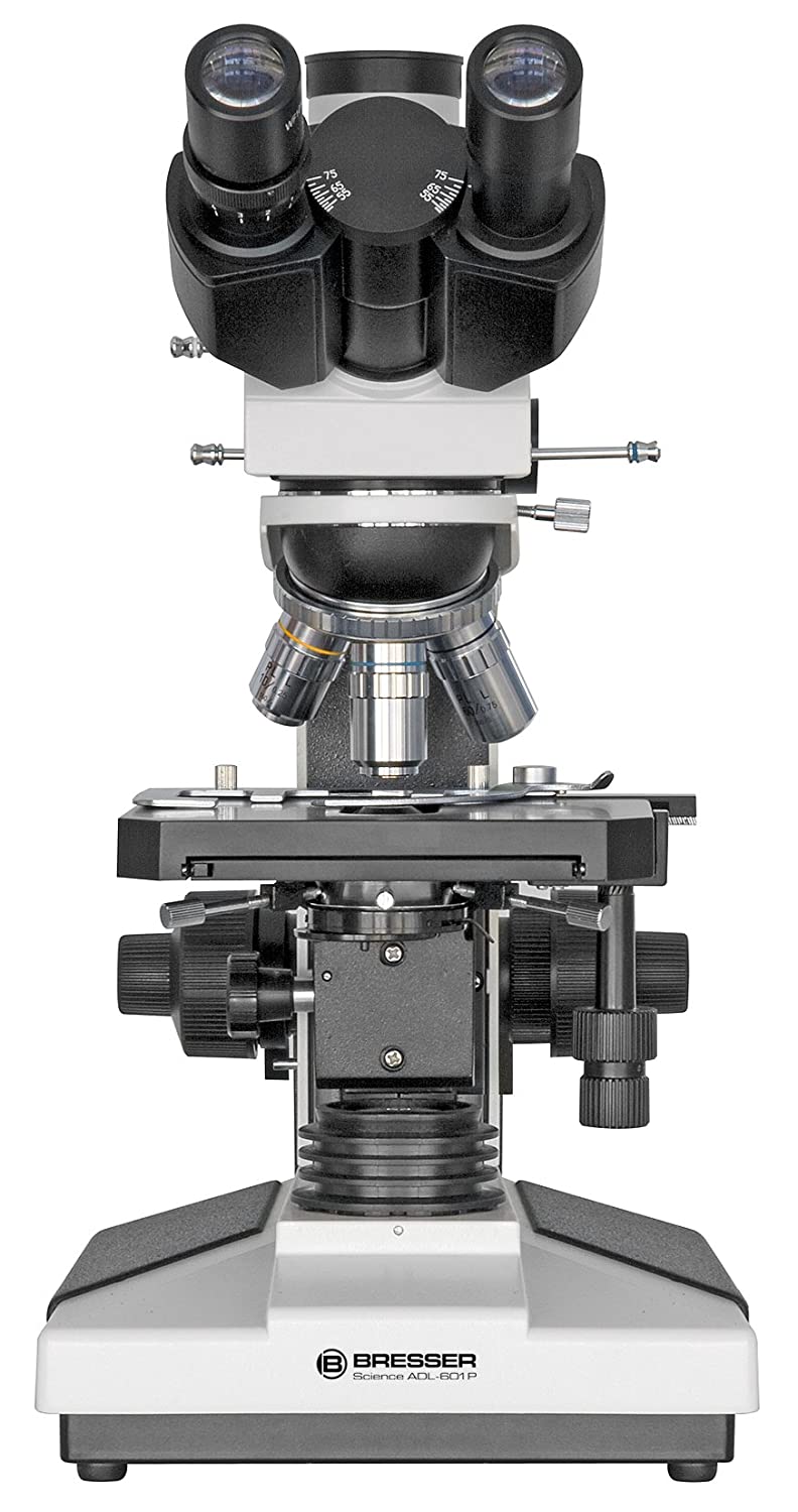 Bresser Microscope Science ADL-601P 40x-600x with trinocular head attachment, Köhler illumination, Abbe Condensor - Image 4