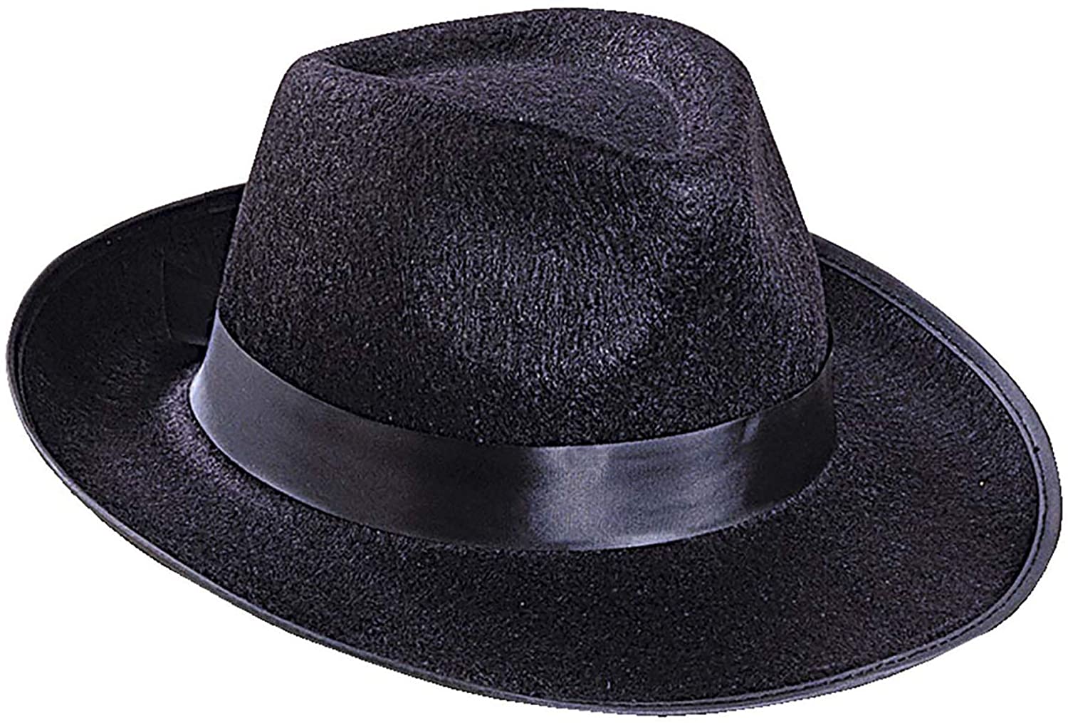Widmann Video Delta Felt Gangster Hat One Size, Black