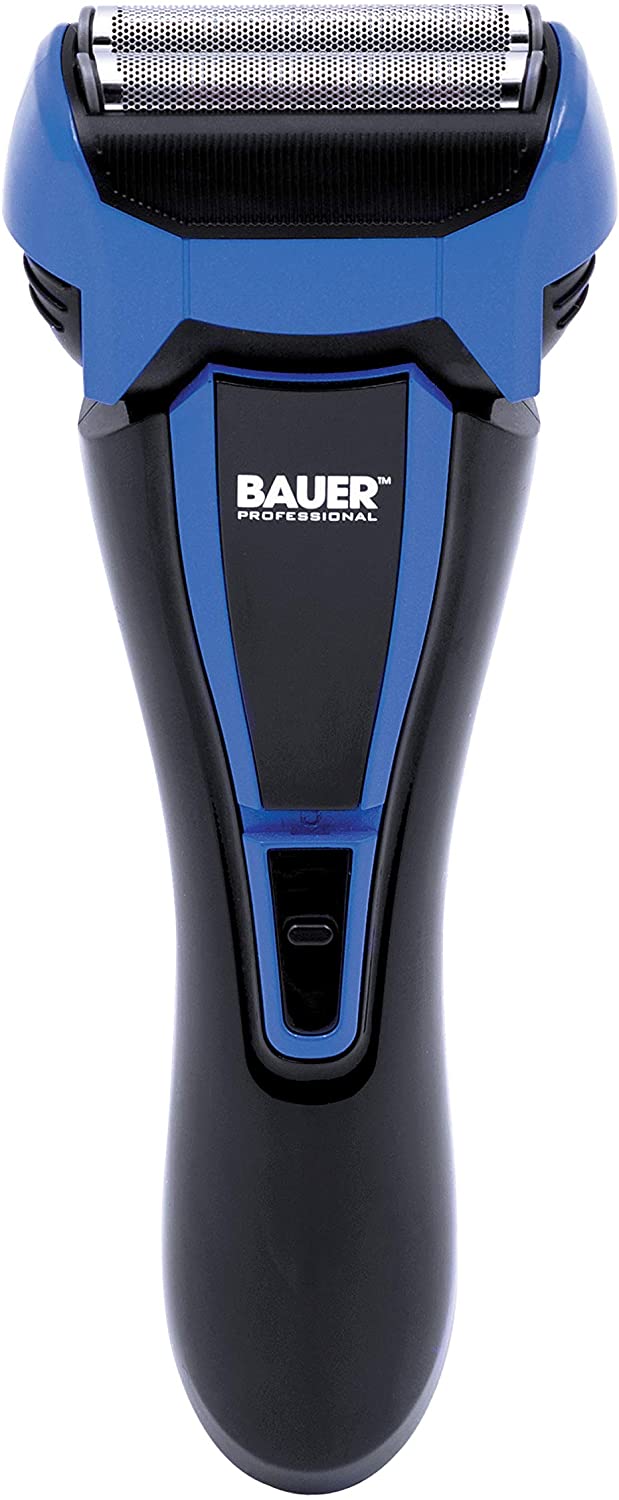 Bauer 39169 Rechargeable Wet & Dry Shaver, Blue - Image 2