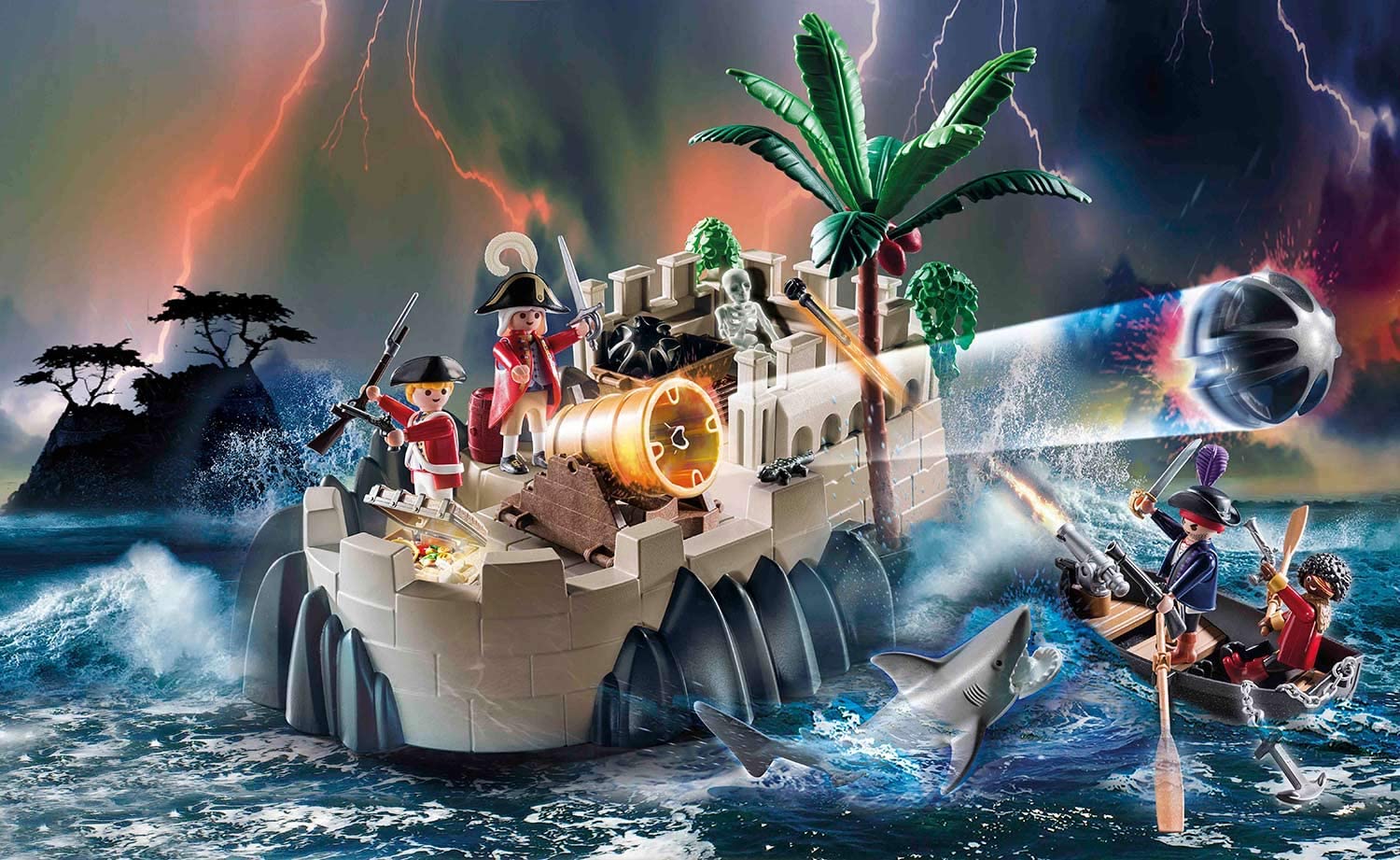 Playmobil Pirates 70413 Redcoat Bastion, for Children Ages 5+ - Image 2