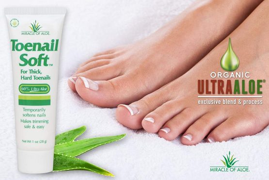 Miracle of Aloe, Toenail Soft 60% UltraAloe Temporary Nail Softening Cream 28.3g - Image 3