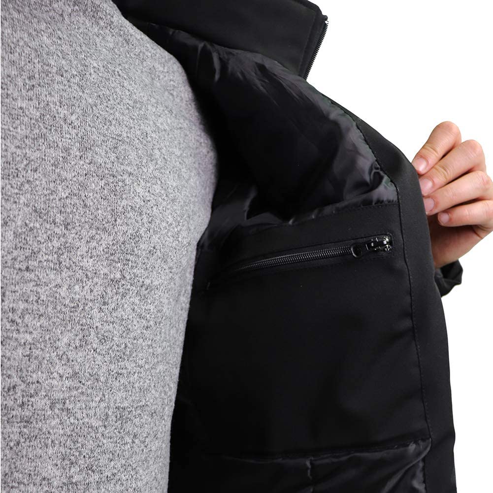 Lee Cooper Men's Lee Cooper Men s Waterproof Softshell Jacket, Black, XXL UK - Image 3