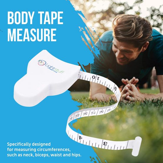 Lightstuff Body Fat Tester, Body Tape Measure, BMI Calculator