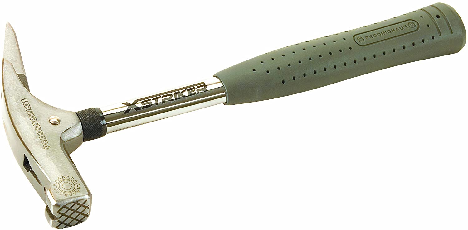 Peddinghaus 5123250000 "Xstriker" Carpenter's Hammer Polished, Silver/Black, 800 g