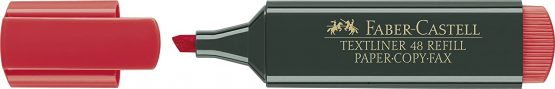 Faber-Castell 48-21 Text Liner - Red (Pack of 10)