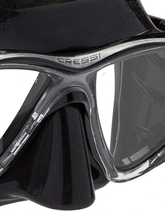 Cressi Big Eyes Evolution Mask - Revolutionary Unisex Diving mask made of High Seal or Crystal Silicone, a material that offers extraordinary and unprecedented comfort - Image 4